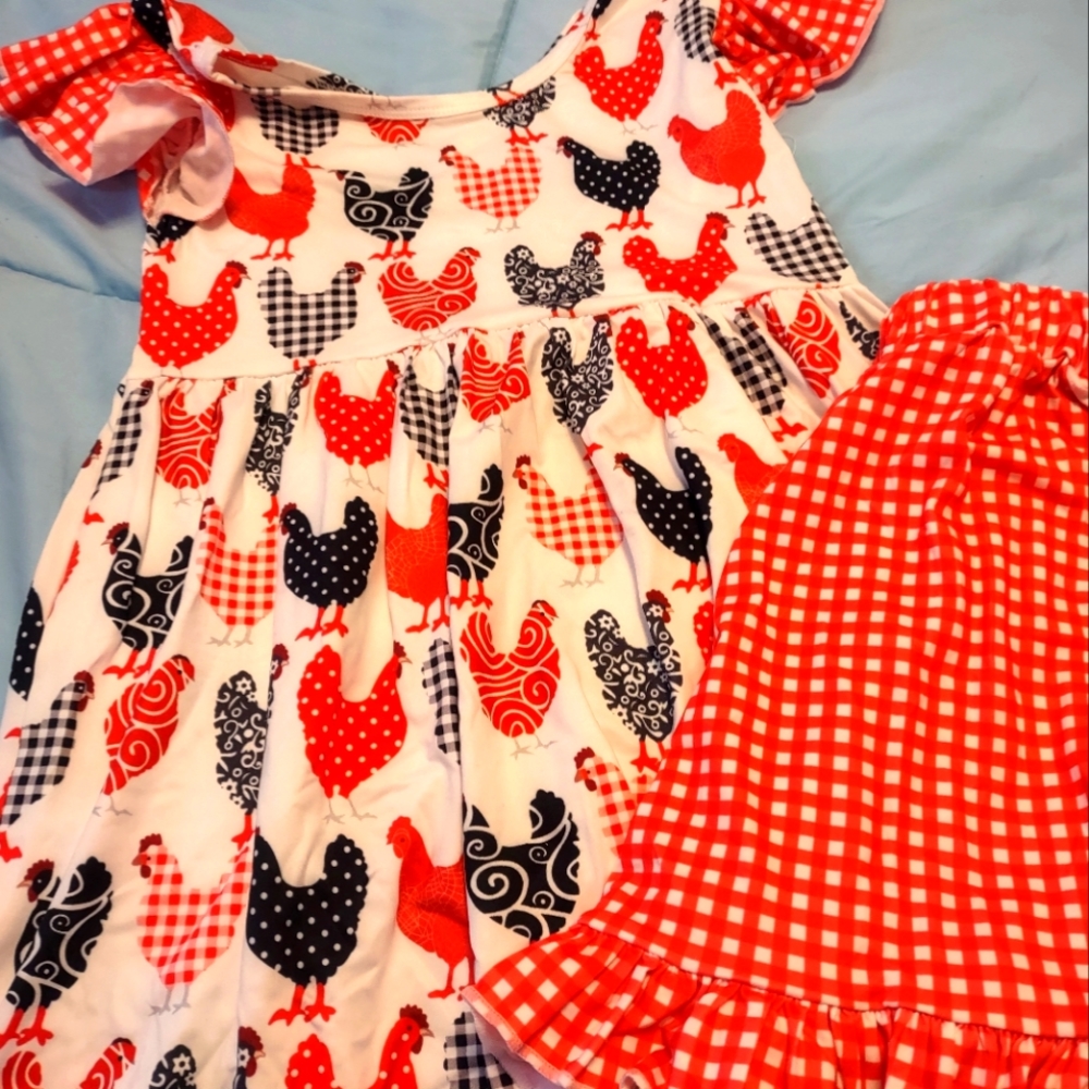 Girl's sz 10/12 boutique outfit.
